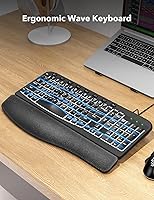SABLUTE Ergonomic Keyboard KG812B — image 2