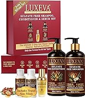 LUXEVA Professional Damage Repair System - Argan Oil Shampoo, Conditioner & Serum Set — image 1