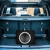 Q Power Shallow Single 12-Inch Sealed MDF Truck Subwoofer Enclosure Box — image 5