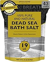 Aromasong Dead Sea Salt 19 Lbs Fine Grain Bulk — image 1