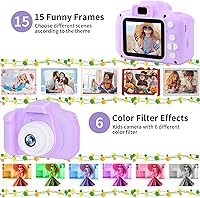 FKATEEN Kids Waterproof Camera 12MP 1080P — image 6