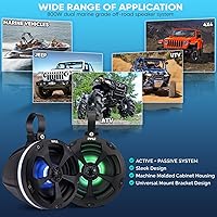 Pyle PLUTV55BTR 5.25″ 1000W 2-Way Waterproof Off-Road Speakers — image 2