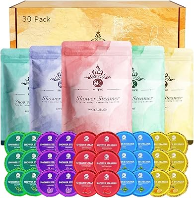 MR MIRYE Shower Steamers Aromatherapy 30-Pack