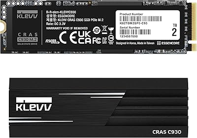 KLEVV CRAS C930 2TB NVMe PCIe Gen4x4 SSD