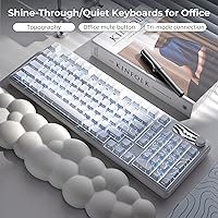 OHY K98 White Gaming Keyboard — image 8