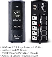 CyberPower BRG1000AVRLCD UPS System — image 3