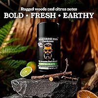 Masculine Man Aluminum Free Deodorant for Men - Invigorate (2-Pack, 6.4oz) — image 4