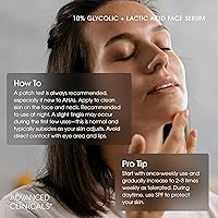 Advanced Clinicals 10% Glycolic Acid + Lactic Acid Body Lotion & Face Serum Set — image 9