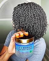 Nefertiti's Secrets Aloe Vera & Moringa Oil Curl Definer Gel 16oz — image 9