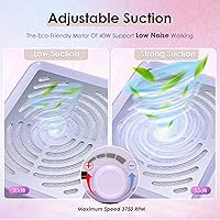 Rolokit Nail Dust Collector with Lamp & 50 Disposable Filters — image 3