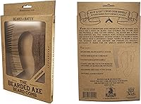 Bearded Axe Beard Comb | Green & Golden Sandalwood — image 3