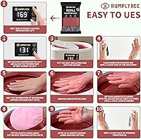 BUMPLYBEE Rose Scent Paraffin Wax Refill - 10 Packs — image 6