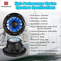 H YANKA 6.5 Marine Speakers — image 5