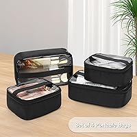 MONSTINA Rolling Makeup Train Case with 4 Wheels — image 7