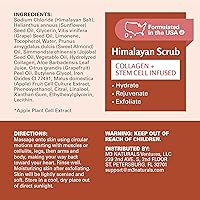M3 Naturals Himalayan Salt Scrub with Collagen and Stem Cells, 16 fl oz — image 5