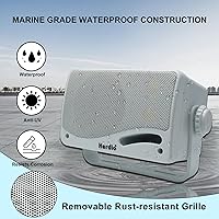 Herdio 3.5 Inch Passive Outdoor Speakers — image 4