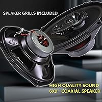 BATVOX CS691 6x9 Inch 3-Way Coaxial Car Speakers — image 4