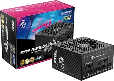 MSI MPG A1250GS PCIe 5.1 ATX 3.1 1250W Power Supply