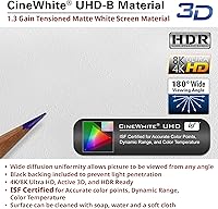 Elite Screens SF120HW2 120″ Wall Mount Fixed Frame Projector Screen — image 4