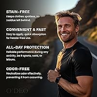 O'DEO Aluminum Free Deodorant for Men – 4 fl oz Unscented Spray — image 3