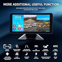 Ciascy 4K Backup Camera 4 Channel 360 Dash Cam with 10.36″ Quad Split Touch Screen — image 6