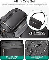 BAGSMART Womens Backpack Carry On Flight Approved 17.3″ Laptop Travel Backpack — image 5