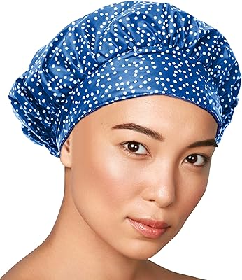 TIARA 2-in-1 Luxury Shower Cap