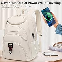 Boavan Laptop Backpack for Women 15.6-inch with USB Port — image 7