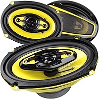 AUDIOTEK AT694 6X9-Inch 4-Way Car Audio Coaxial Speakers — image 1