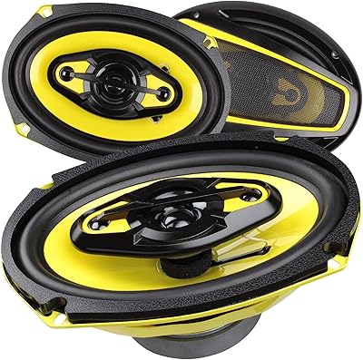 AUDIOTEK AT694 6X9-Inch 4-Way Car Audio Coaxial Speakers