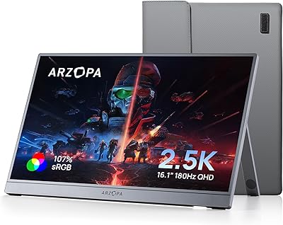 ARZOPA Z3FC 16.1″ QHD Portable Monitor