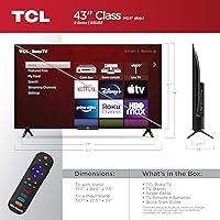 TCL 43″ 4-Series 4K UHD HDR Smart Roku TV — image 4