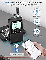 Jazmm Bluetooth AM/FM Radio with 1200mAh Battery — image 3