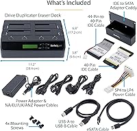StarTech.com SATDOCK4U3RE 4-Bay Hard Drive Duplicator and Eraser — image 7