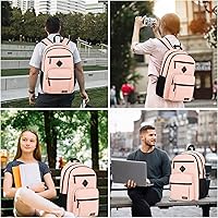 BIKROD Backpack for Girls Women, School Backpack for Teen Boys, 15.6 Inch Laptop Backpack with USB Charging Port — image 7