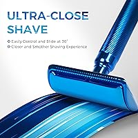 ZOMCHI Double Edge Safety Razor - Noble Blue — image 2