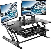 VIVO 36-inch Height Adjustable Stand Up Desk Converter — image 1
