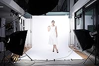 Yizhily Seamless Photography Background Paper Roll, Arctic White, 82″ x 16′ — image 4