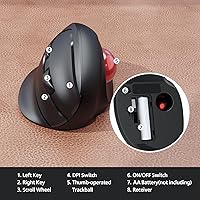 MicroPack Trackball Wireless Mouse V02 — image 4