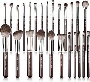 Jessup 25pcs Shimmer Brown Makeup Brushes Set Review