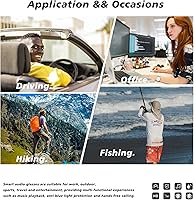 Fecoul G10Z Smart Glasses with Sun Lens — image 7