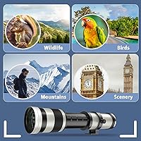 Lightdow 420-800mm F8.3 Telephoto Zoom Lens for Canon EF/EF-S Mount — image 7