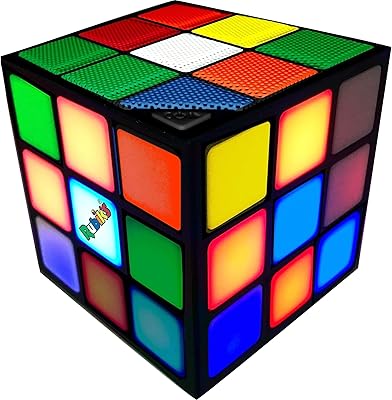 Rubik's Cube Portable Light-Up Cube Speaker