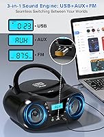 Greadio CD-X9B Boombox Bluetooth CD Player — image 7