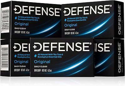 Defense Soap 5pk Tea Tree Bar Soap for Men