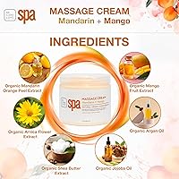 BCL SPA Mandarin + Mango Massage Cream 16oz — image 2