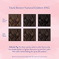 eSalon Permanent Hair Color Kit - Dark Brown Natural Golden 4NG — image 4