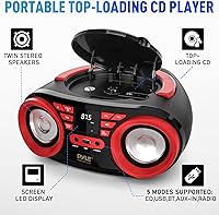 Pyle PHCD22.5 Portable CD Player Boombox — image 2