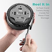 KMC 3-Outlet Surge Twist Power Strip with USB-C & USB-A Ports — image 6