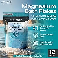 Aromasong Magnesium Flakes for Bath - 12 LB Resealable Pack — image 2